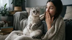 Se o seu gato se sentar de rabo no chão — não é nada giro: é um sinal oculto que é fácil ignorar