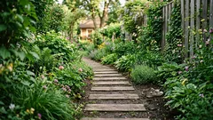 Esqueça o betão e o pavimento: um simples caminho feito de tábuas e tubos fica muito melhor